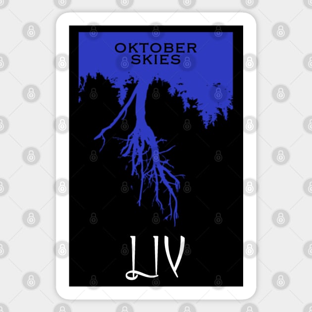 LIV Oktober Skies Tree Sticker by Lumooncast